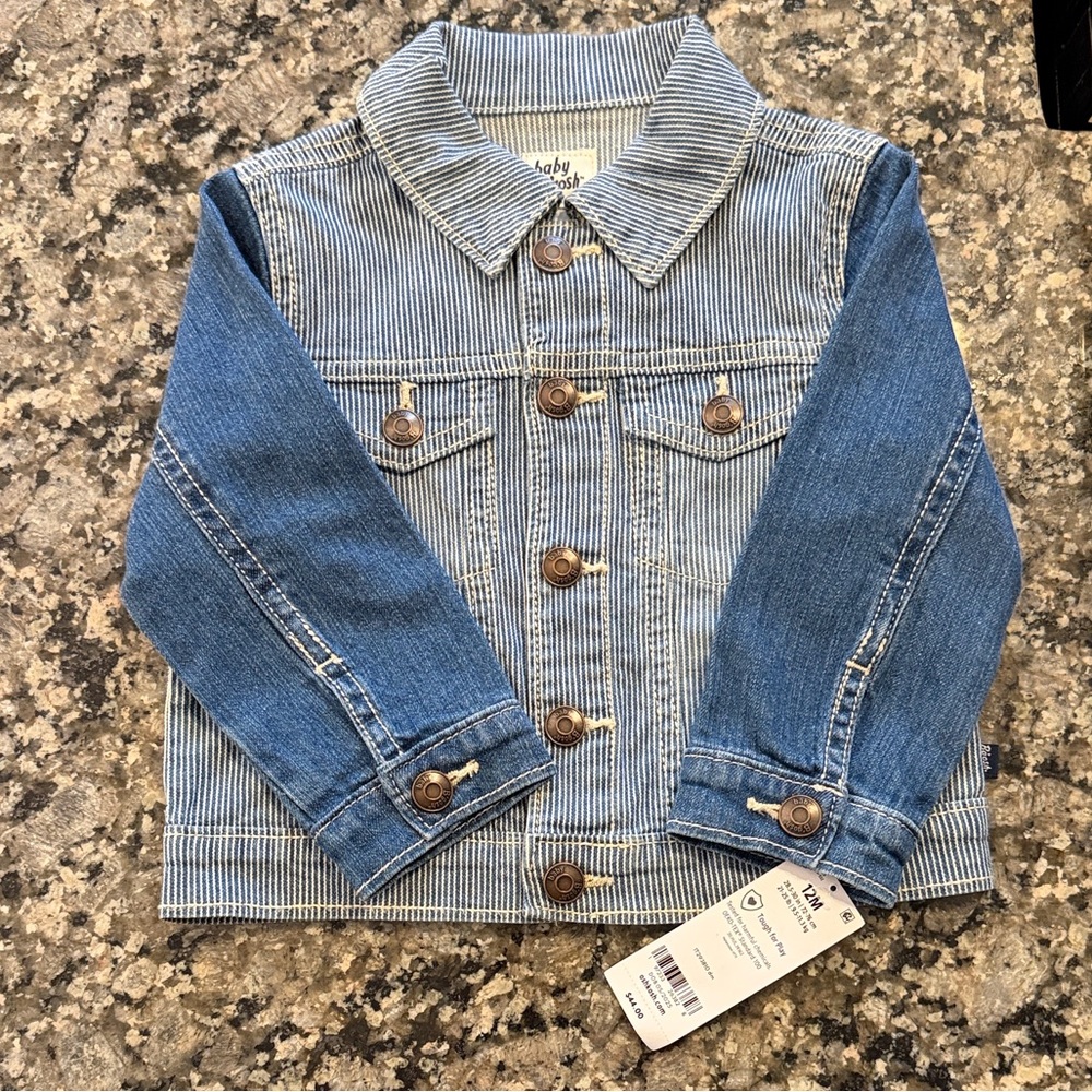 Oshkosh B’gosh striped denim set toddler
